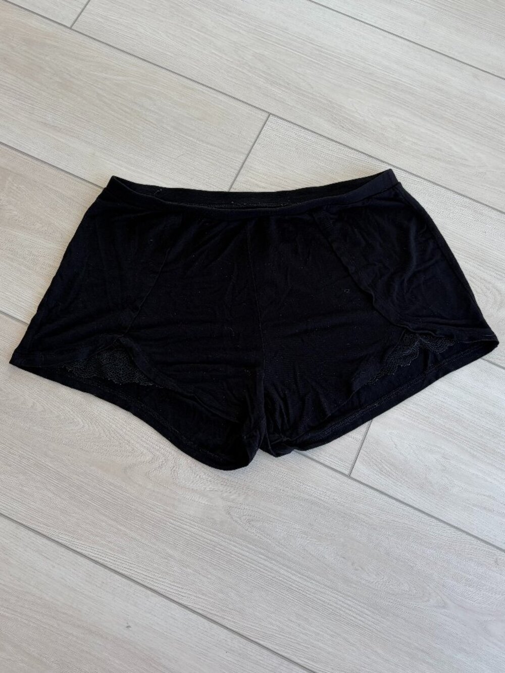 Black Lace Sleep Shorts